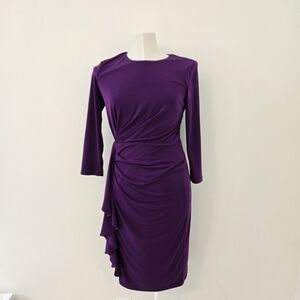 Calvin Klein Purple Dress Size 4